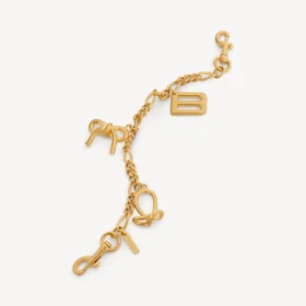 Damen-Schlüsselanhänger mit Anhängern in Gold