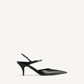 Damen-Slingback „Avenue Bow“ in Schwarz/Silber Damen-Slingback „Avenue Bow“ in Schwarz/Silber