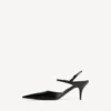 Damen-Slingback „Avenue Bow“ in Schwarz/Silber Damen-Slingback „Avenue Bow“ in Schwarz/Silber