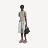 Damen-Sneaker 3XL mit Farbverlauf und Anhängern in Grau/Rosa Damen-Sneaker 3XL mit Farbverlauf und Anhängern in Grau/Rosa