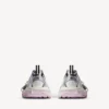 Damen-Sneaker 3XL mit transparenter Gel-Sohle in Weiß/Rosa/Schwarz Damen-Sneaker 3XL mit transparenter Gel-Sohle in Weiß/Rosa/Schwarz