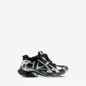 Herren-Sneaker in Schwarz/Silber