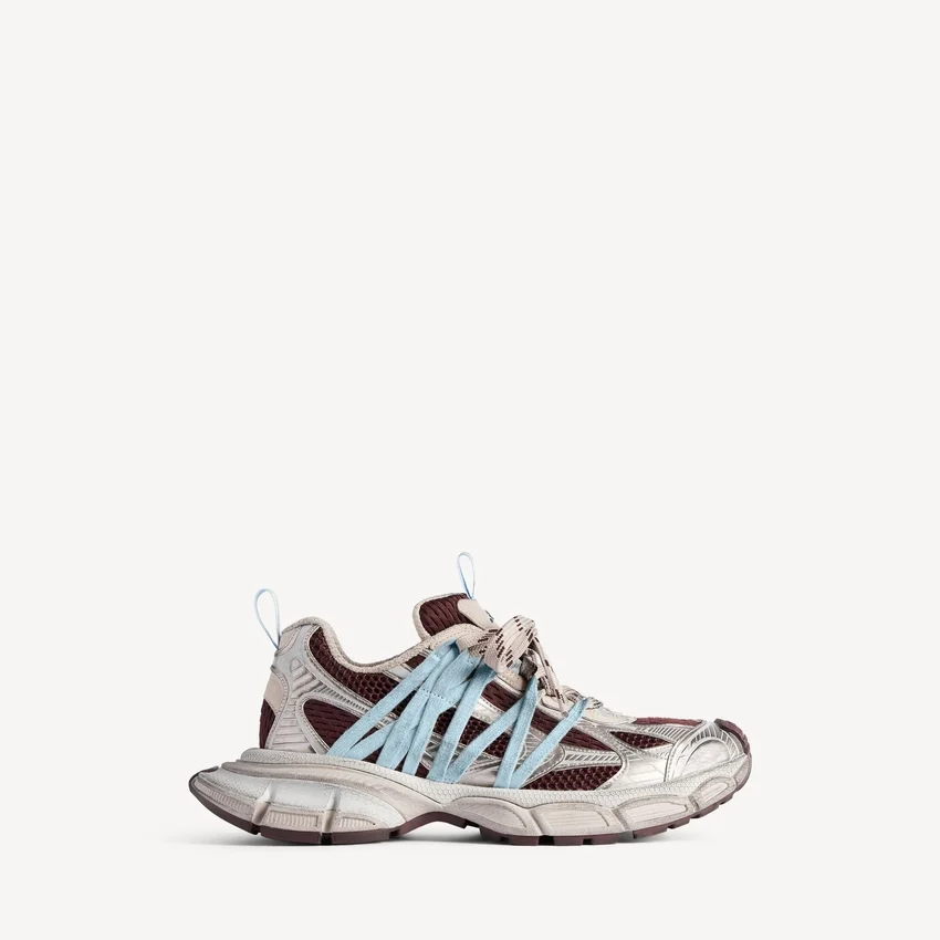 Damen-Sneaker „Interlace“ in 3XL in Braun/Beige/Blau Damen-Sneaker „Interlace“ in 3XL in Braun/Beige/Blau
