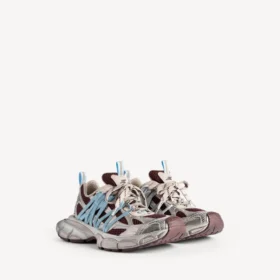 Damen-Sneaker „Interlace“ in 3XL in Braun/Beige/Blau