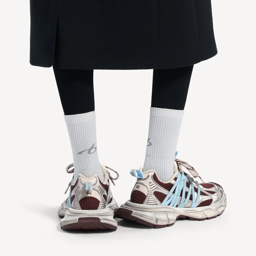 Damen-Sneaker „Interlace“ in 3XL in Braun/Beige/Blau Damen-Sneaker „Interlace“ in 3XL in Braun/Beige/Blau