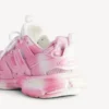 Damen-Sneaker mit „Track“-Stencil-Logo in Rosa/Weiß Damen-Sneaker mit „Track“-Stencil-Logo in Rosa/Weiß
