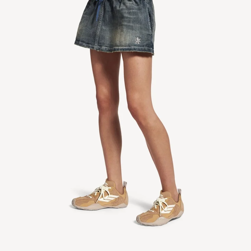 Damen-Sneaker „Monday Ultra“ in Beige/Weiß Damen-Sneaker „Monday Ultra“ in Beige/Weiß