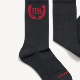 Damen-Socken „Laurel Classic“ in Schwarz/Weiß