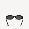 Damen-Sonnenbrille „Nova“ in ovaler Form, schwarz Damen-Sonnenbrille „Nova“ in ovaler Form, schwarz