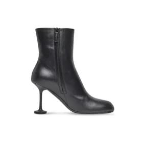 Damen-Stiefel 90 mm „Schwarzes Leder“ 701937WBCR01000