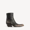 Damen-Stiefeletten „Memphis“ in Schwarz/Beige