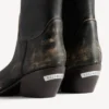 Damen-Stiefeletten „Memphis“ in Schwarz/Beige