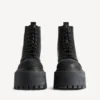 Damen-Stiefeletten „Strike“ mit Plateau in Schwarz Damen-Stiefeletten „Strike“ mit Plateau in Schwarz