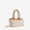 Damen-Strandtasche „Le City“ klein in Beige/Camel Damen-Strandtasche „Le City“ klein in Beige/Camel
