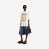 Damen-T-Shirt „Salon de Couture“ in Creme