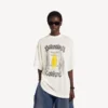 Damen-T-Shirt „Salon de Couture“ in Creme