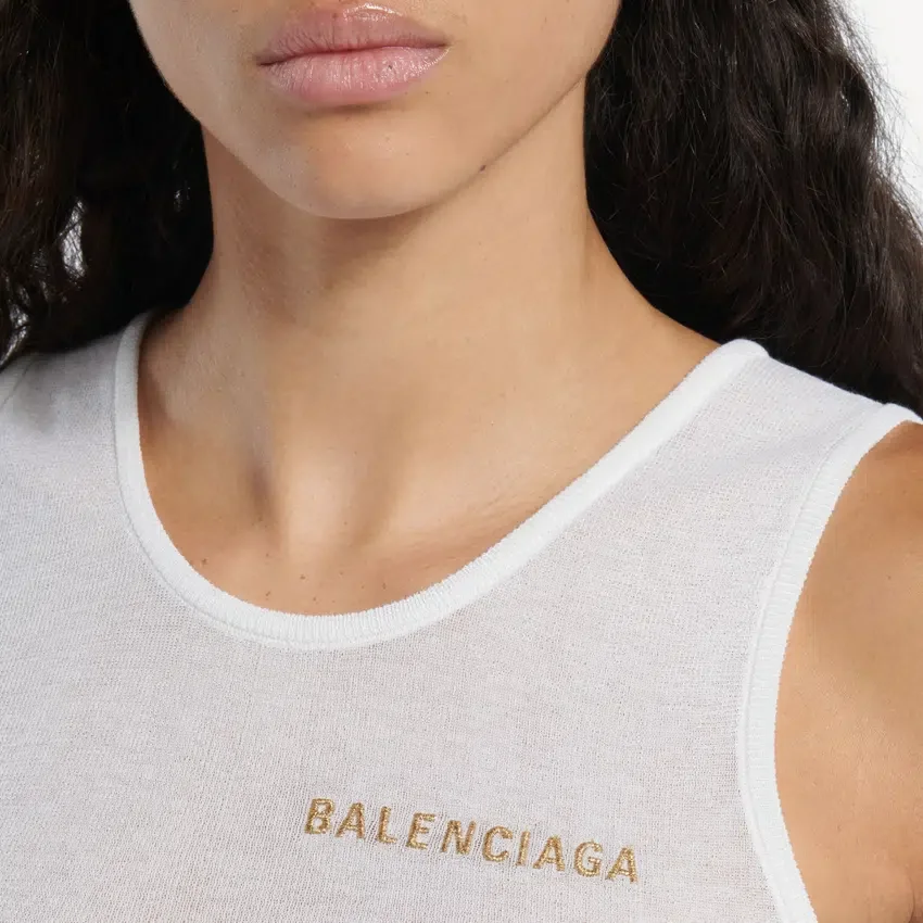 Damen-Tanktop in Weiß Damen-Tanktop in Weiß