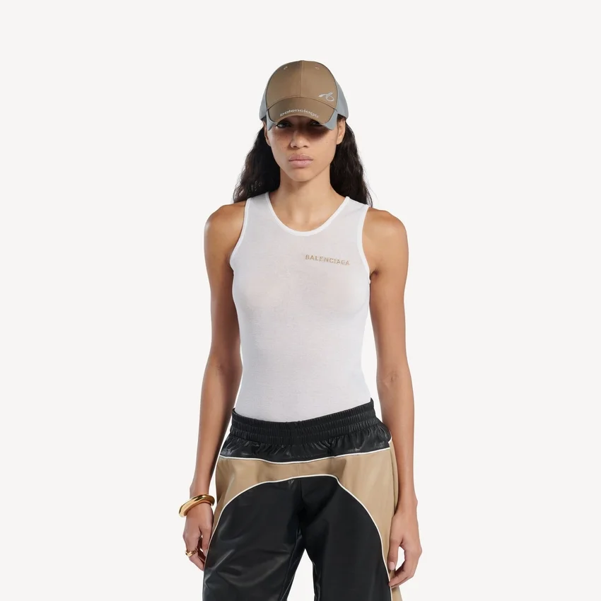 Damen-Tanktop in Weiß Damen-Tanktop in Weiß