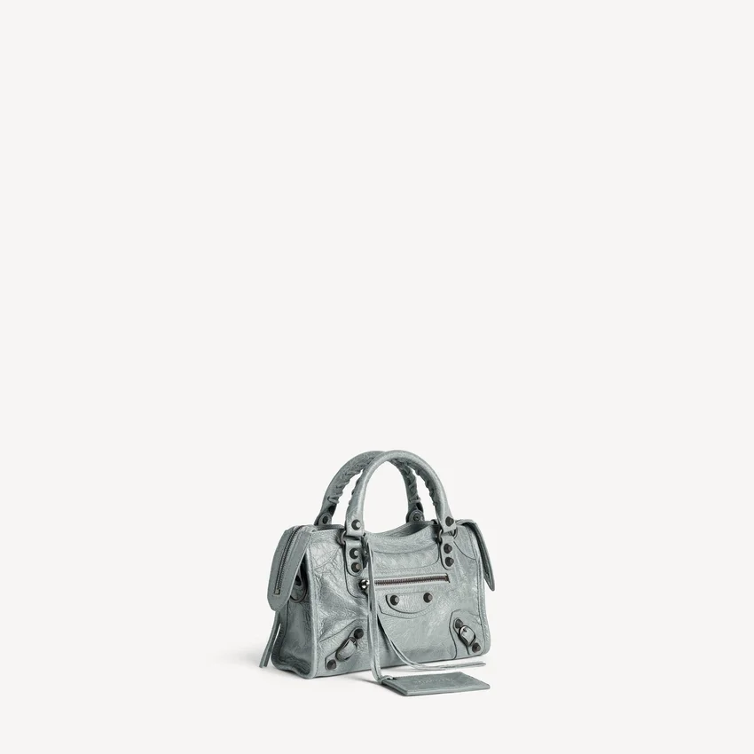 Damen-Tasche „Le City Bag Mini“ in Blaugrau Damen-Tasche „Le City Bag Mini“ in Blaugrau