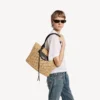 Damen-Tasche „Le City Basket Medium“ in Natur/Schwarz Damen-Tasche „Le City Basket Medium“ in Natur/Schwarz