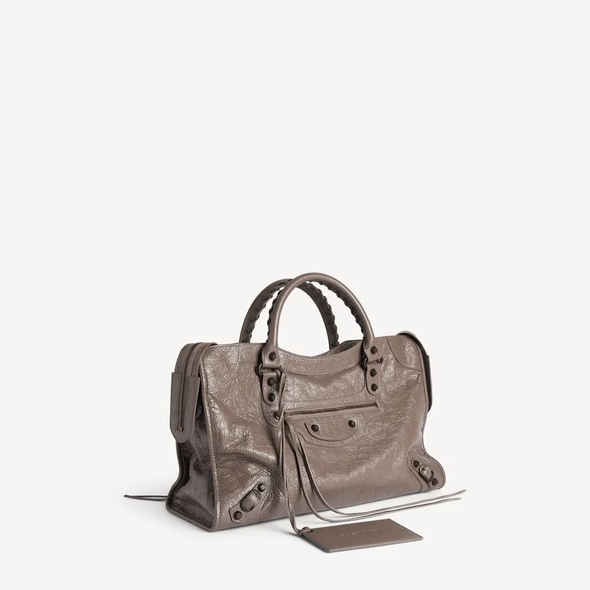 Damen-Tasche „Le City“ in Mittelgröße, Farbe „Dark Noix“ Damen-Tasche „Le City“ in Mittelgröße, Farbe „Dark Noix“