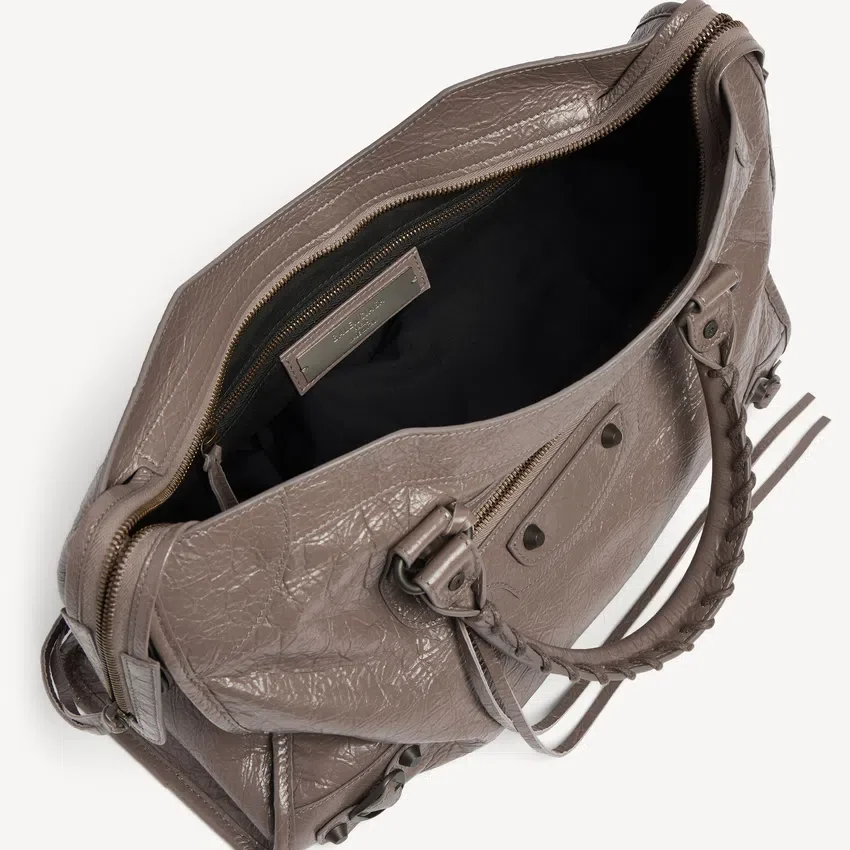 Damen-Tasche „Le City“ in Mittelgröße, Farbe „Dark Noix“ Damen-Tasche „Le City“ in Mittelgröße, Farbe „Dark Noix“
