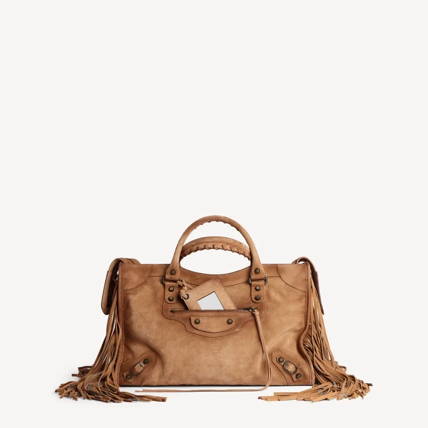 Damen-Tasche „Le City“ klein in Camel Damen-Tasche „Le City“ klein in Camel