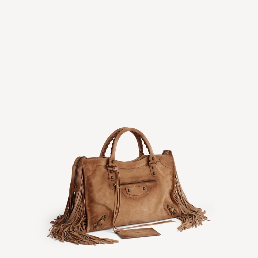 Damen-Tasche „Le City“ klein in Camel Damen-Tasche „Le City“ klein in Camel