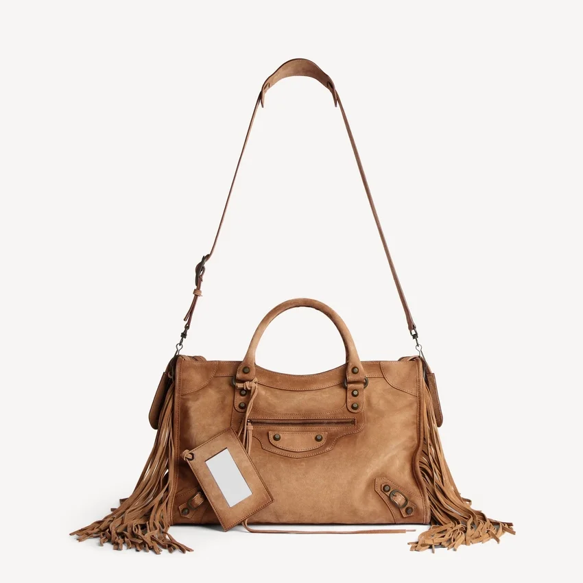 Damen-Tasche „Le City“ klein in Camel Damen-Tasche „Le City“ klein in Camel