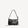 Damen-Tasche „Le City“ mit Riemen in Schwarz Damen-Tasche „Le City“ mit Riemen in Schwarz