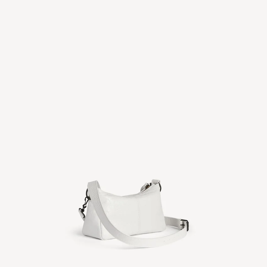 Damen-Tasche „Le City Moto Mini“ in Optic White Damen-Tasche „Le City Moto Mini“ in Optic White