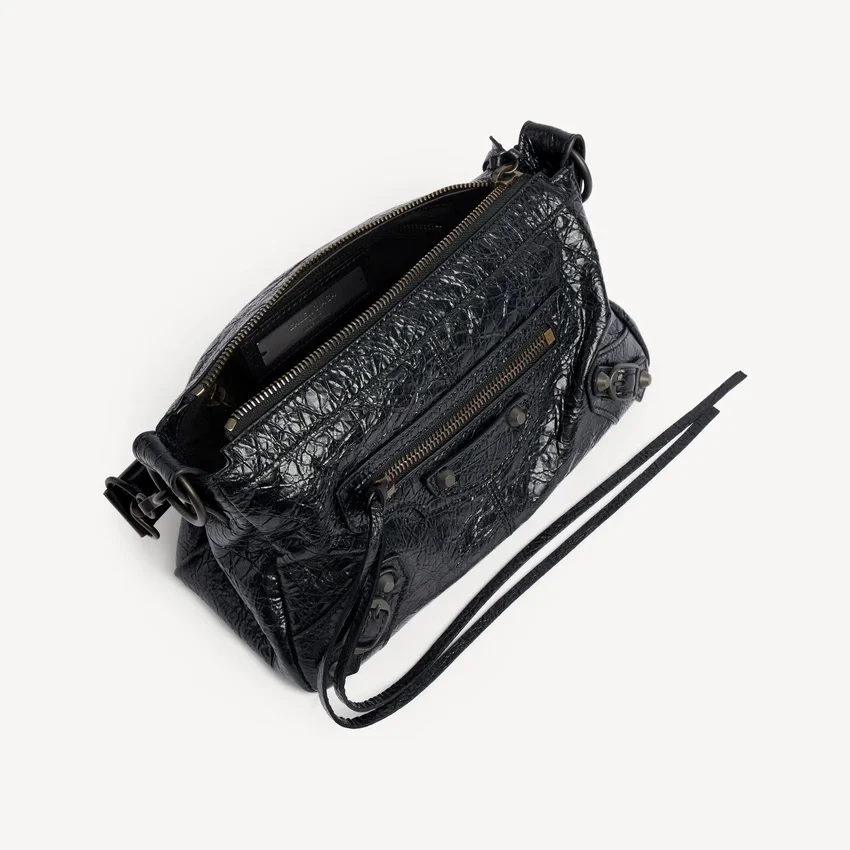 Damen-Tasche „Le City Moto Mini“ in Schwarz Damen-Tasche „Le City Moto Mini“ in Schwarz