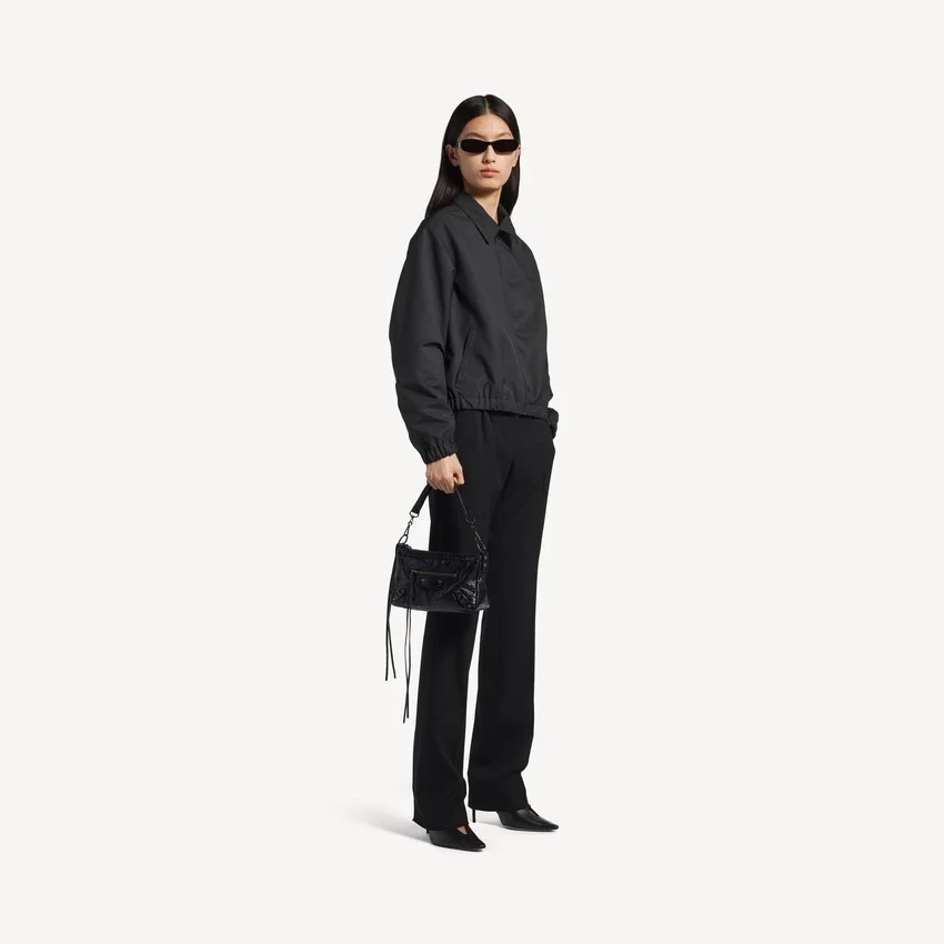 Damen-Tasche „Le City Moto Mini“ in Schwarz Damen-Tasche „Le City Moto Mini“ in Schwarz