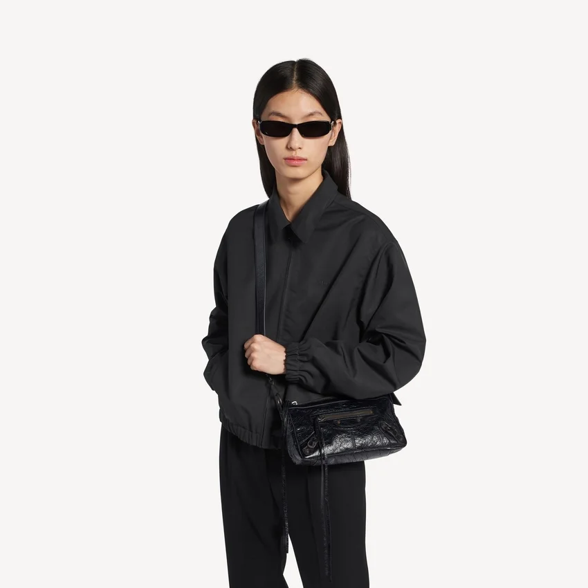 Damen-Tasche „Le City Moto Mini“ in Schwarz Damen-Tasche „Le City Moto Mini“ in Schwarz