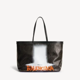 Damen-Tasche „Select“, groß, in Schwarz/Orange