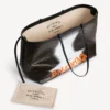 Damen-Tasche „Select“, groß, in Schwarz/Orange