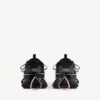 Damen-Track-Sneaker mit Schnürung in Schwarz/Rosa/Blau/Beige Damen-Track-Sneaker mit Schnürung in Schwarz/Rosa/Blau/Beige