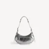 Damen-Umhängetasche „Le Cagole“, klein, in Silber