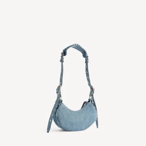 Damen-Umhängetasche „Le Cagole“ XS in Blau Damen-Umhängetasche „Le Cagole“ XS in Blau