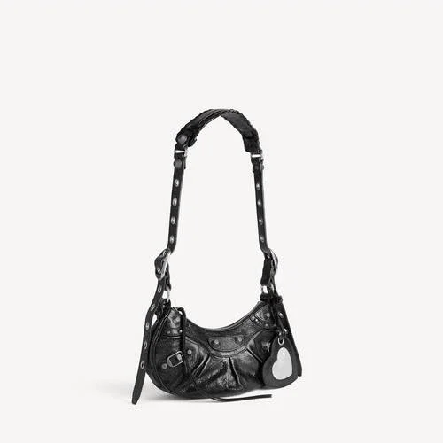 Damen-Umhängetasche „Le Cagole“ XS in Schwarz Damen-Umhängetasche „Le Cagole“ XS in Schwarz