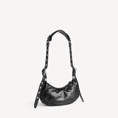 Damen-Umhängetasche „Le Cagole“ XS in Schwarz Damen-Umhängetasche „Le Cagole“ XS in Schwarz