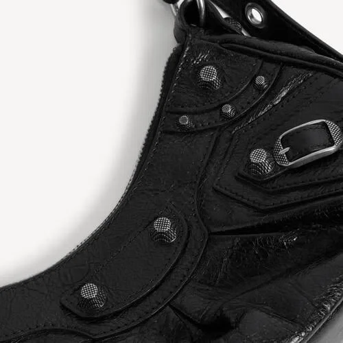 Damen-Umhängetasche „Le Cagole“ XS in Schwarz Damen-Umhängetasche „Le Cagole“ XS in Schwarz