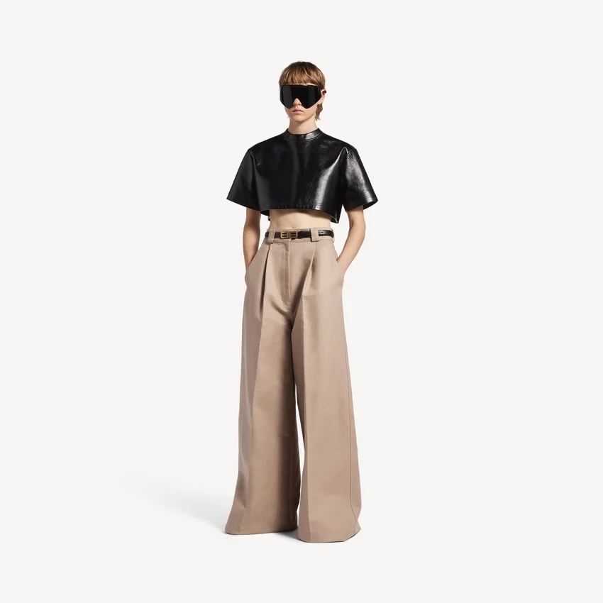 Damenhose mit hoher Taille in der Farbe „Dune“ Damenhose mit hoher Taille in der Farbe „Dune“