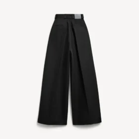 Damenhose mit hoher Taille in Schwarz