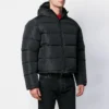 Daunenjacke mit kleinem Logo-Print „Schwarz“ 556231TYD331000