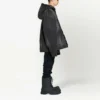 Denim-Jacke mit Kapuze und Knopfleiste im Bleach-Look „Schwarz“ 724653TNW541129