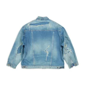 Destroyed-Denim-Jacke „Blue“ 727840TNW014268