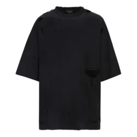 Destroyed-T-Shirt „Black“ 661715TKV601000