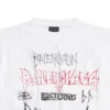Diy Metal T-Shirt „Weiß Schwarz Rot“ 641675TPVO29065