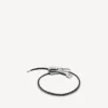 DIY-Reißverschluss-Armband in glänzendem Silber/Antiksilber/Schwarz